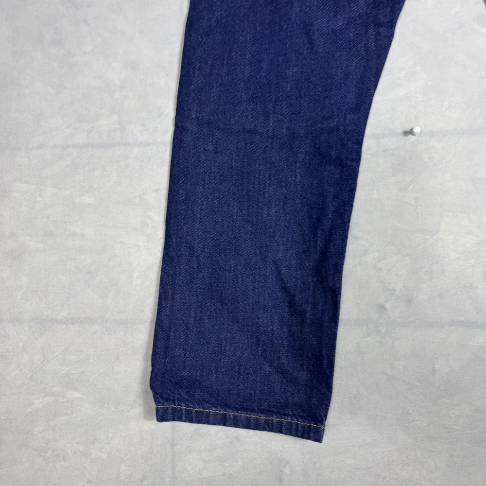 Levi's 501 Mens Straight Leg Jeans Jeans Blue Denim‎ Button Fly 5-Pocket W31 L32